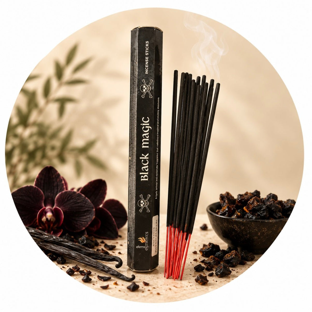 ELEMENTS INCENSO IN BASTONCINI - Black Magic - Clorophilla Shop