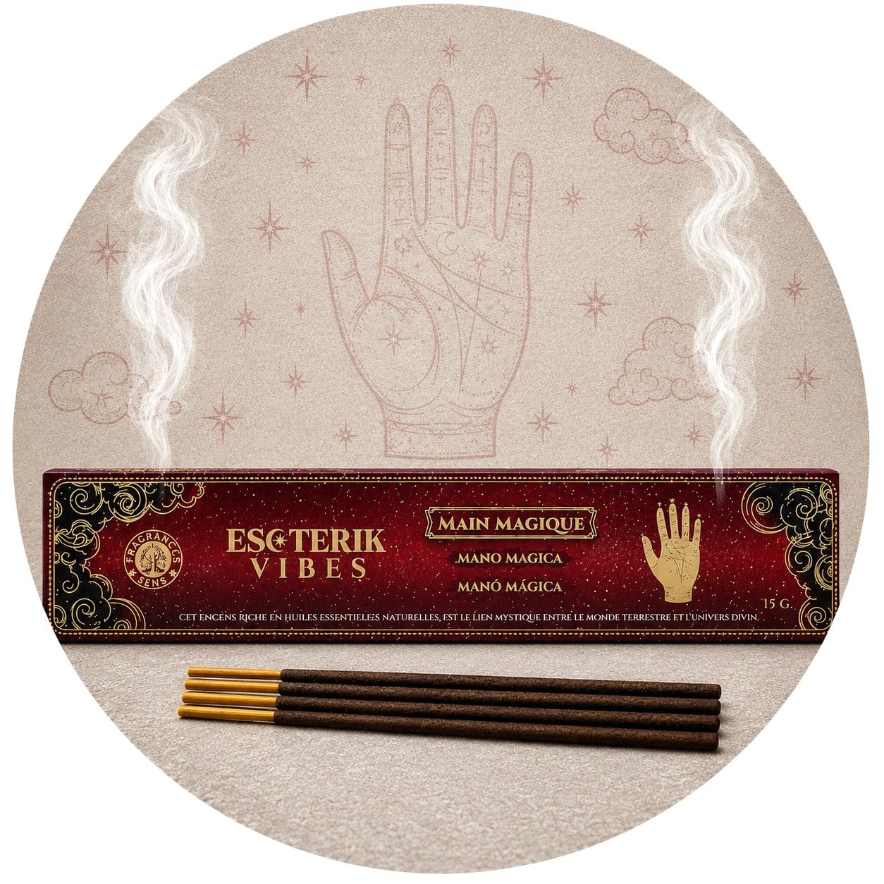 ESOTERIK VIBES INCENSO MANO MAGICA - Creazione, guarigione e manifestazione - Clorophilla Shop