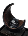 FONTANA D'ACQUA ZEN LUNA CON SFERA - Luce led integrata - Clorophilla Shop