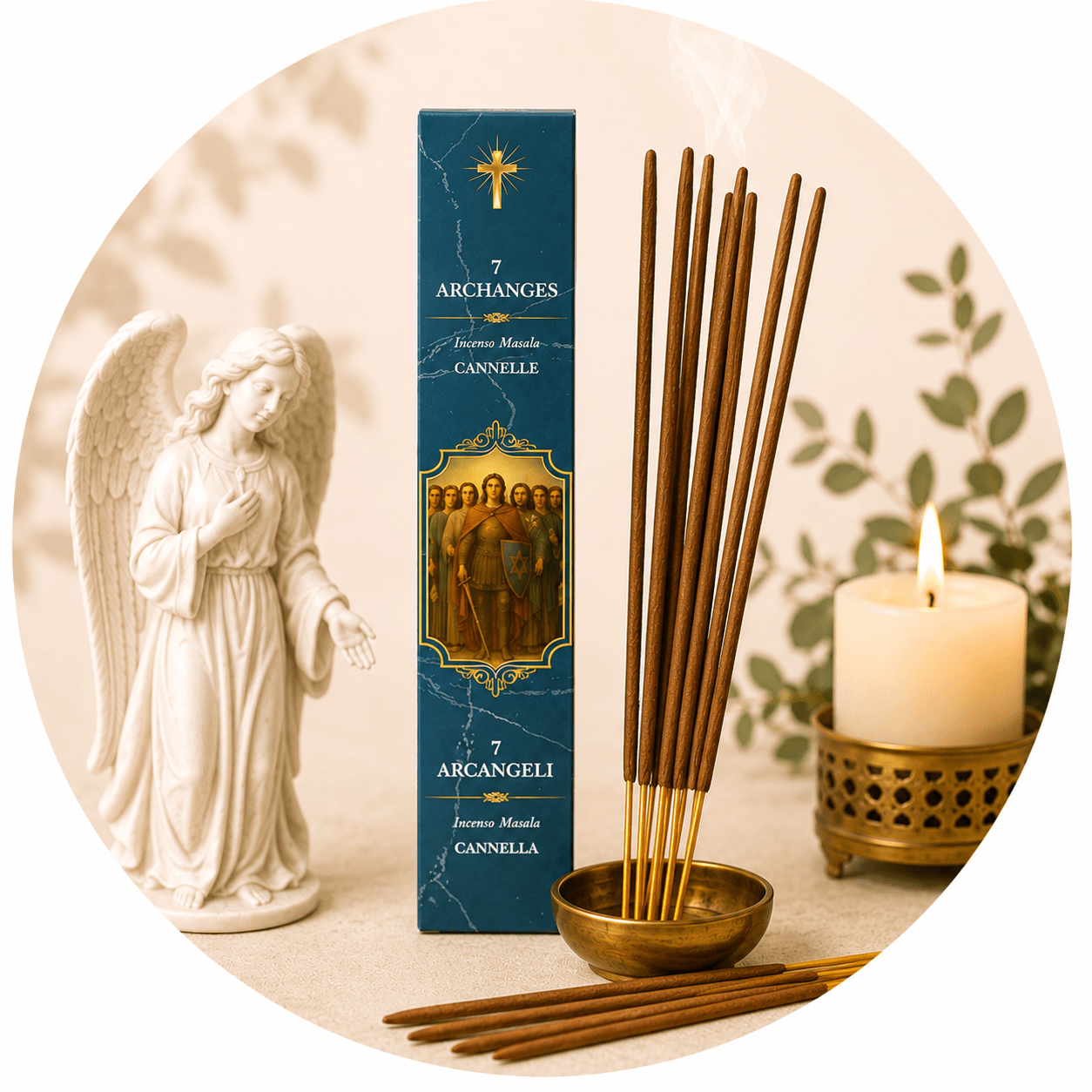 FRAGRANCES & SENS INCENSO IN BASTONCINI - 7 Arcangeli - Clorophilla Shop
