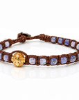SAMSARA BRACCIALE TIBETANO IN TANZANITE - Trasformazione e intuizione