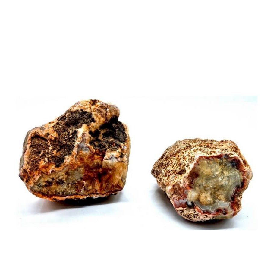 GEODE DI AGATA ROSSA - 200/300g - Clorophilla Shop