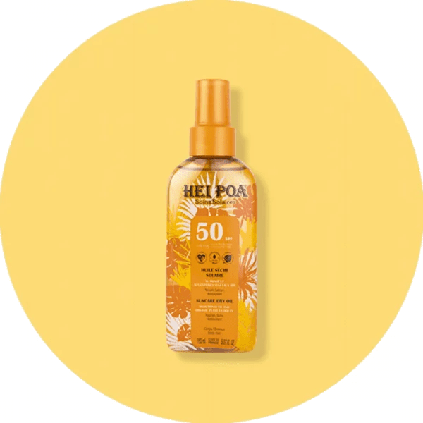 HEI POA HUILE SOLAIRE MONOÏ SPF50 - Olio secco solare corpo e capelli SPF50 - Clorophilla Shop
