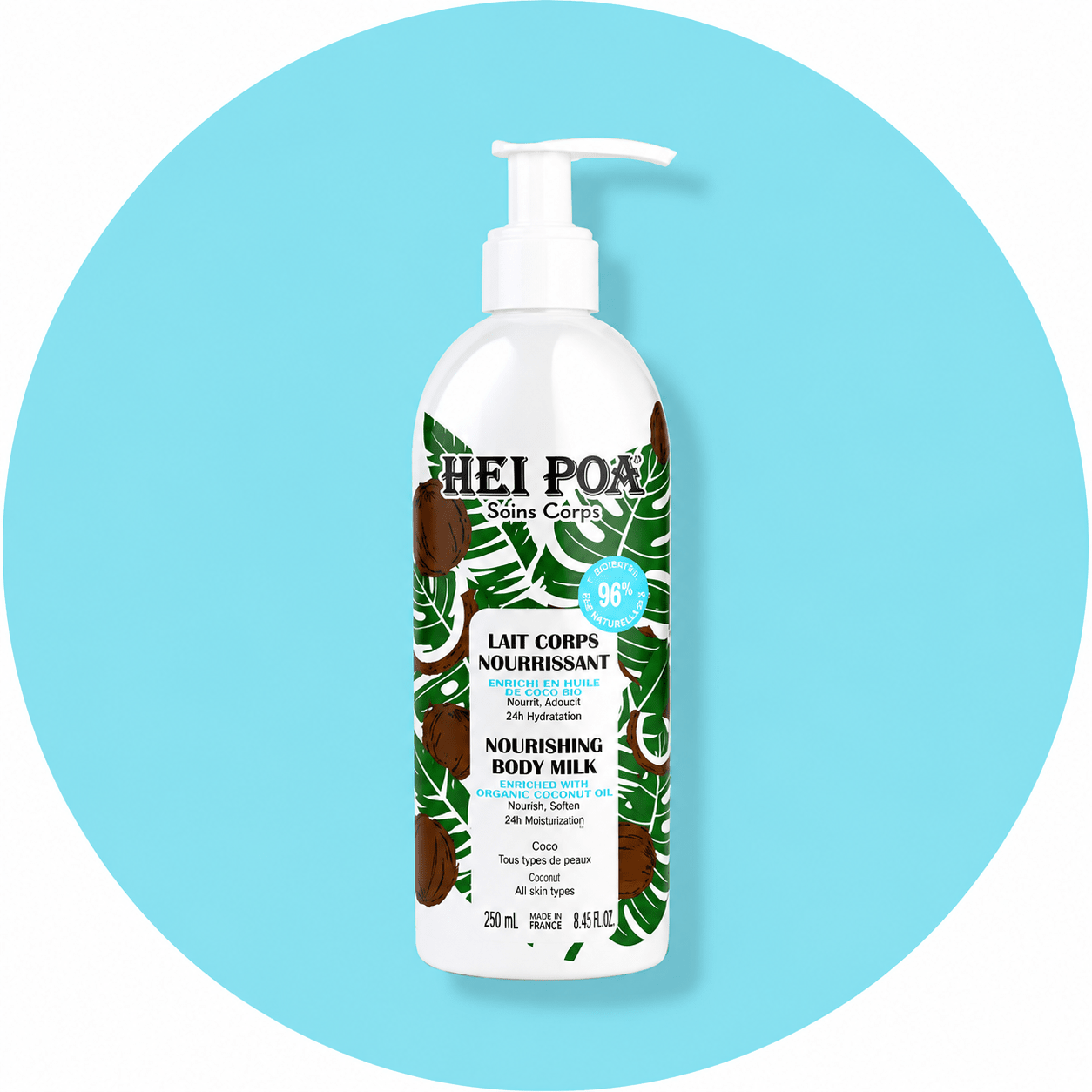 HEI POA LAIT CORPS NOURISSANT HUILE COCO BIO - Latte corpo nutriente con Olio di cocco Bio - Clorophilla Shop