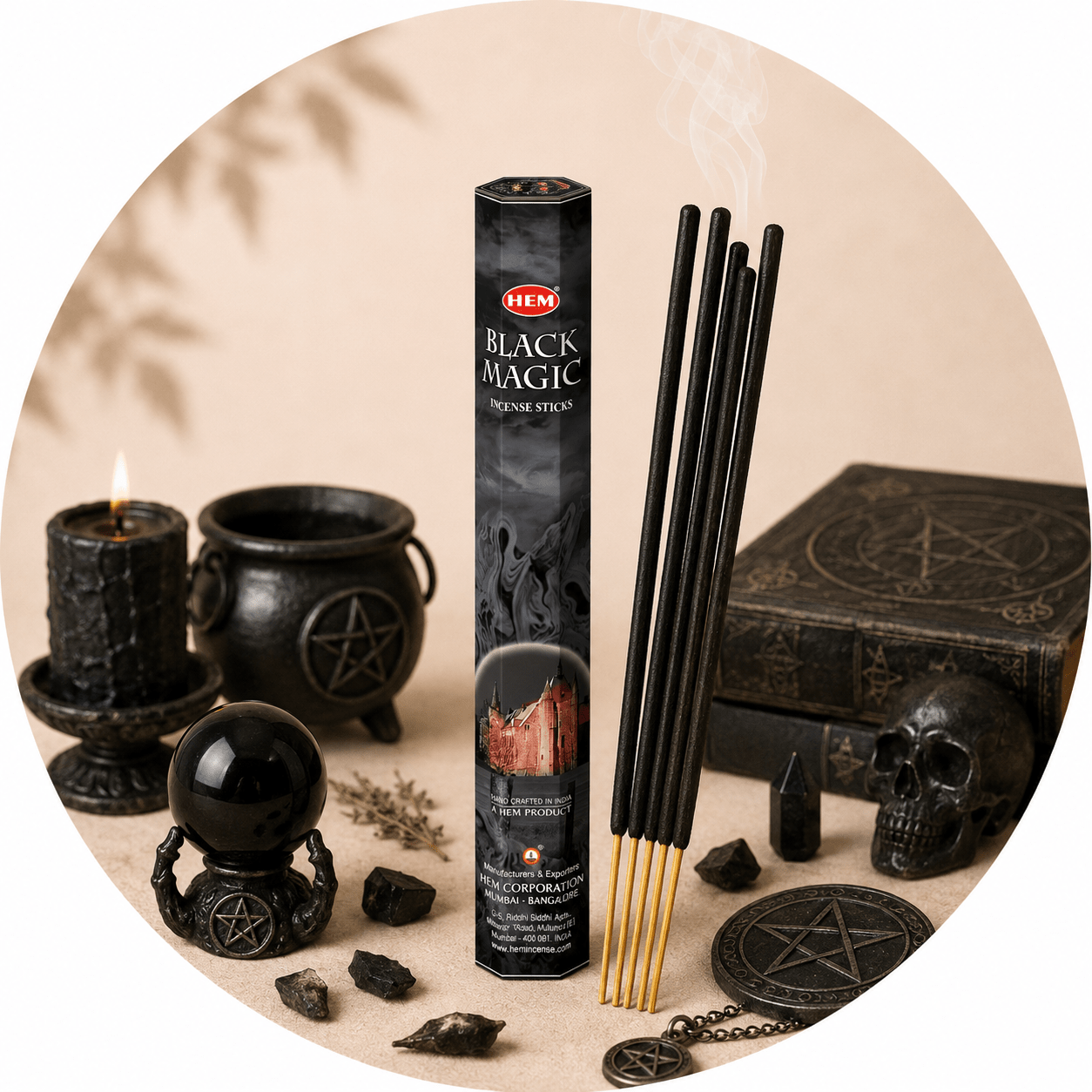 HEM INCENSO IN BASTONCINI - Black Magic - Clorophilla Shop