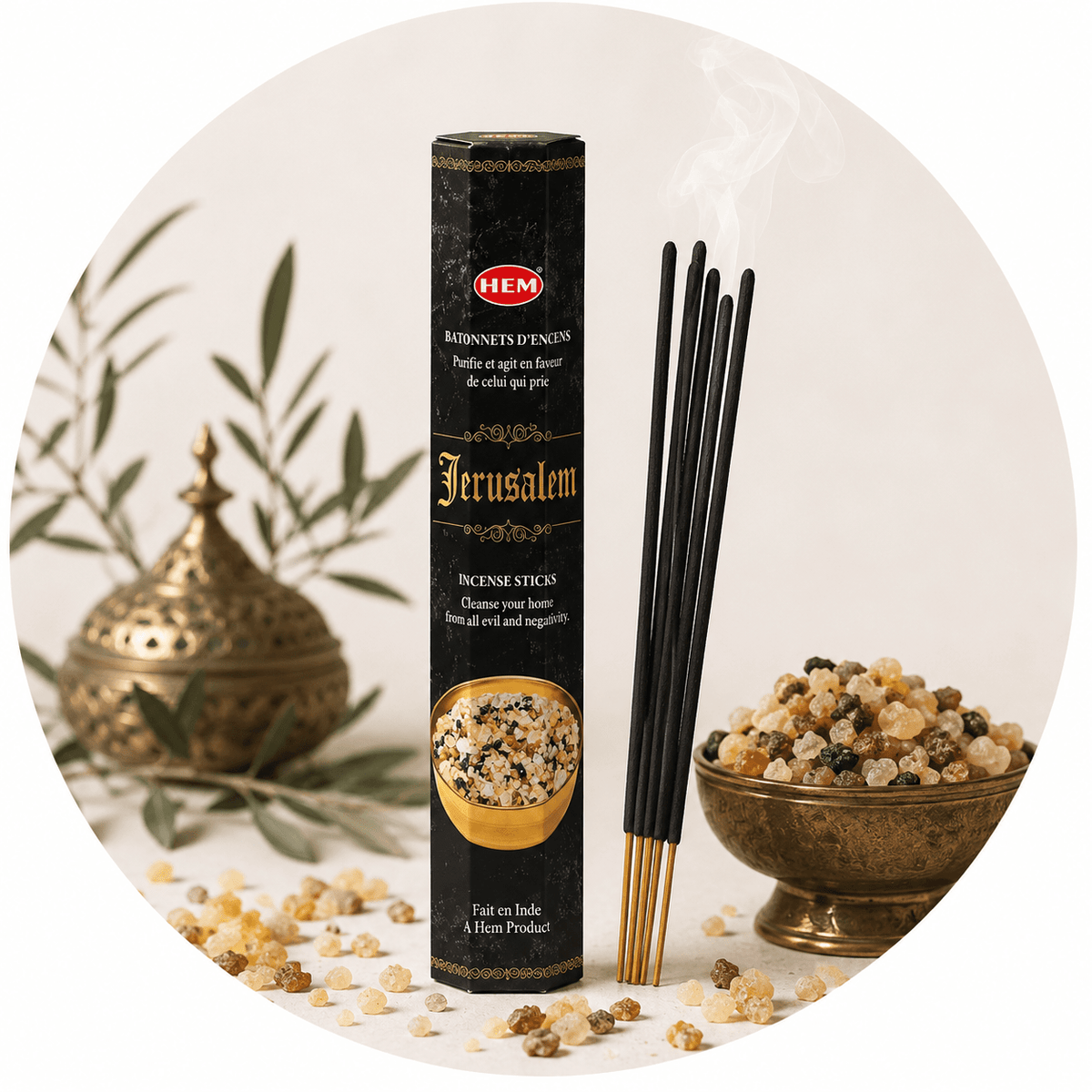 HEM INCENSO IN BASTONCINI - Jerusalem - Clorophilla Shop