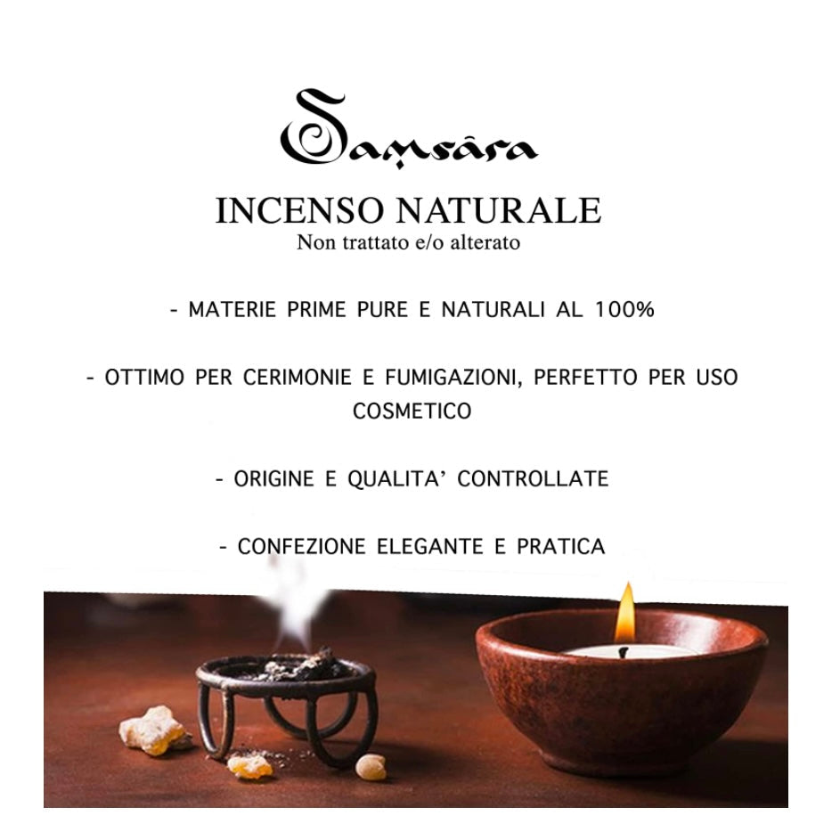 Samsara Incenso in resina 100% artigianale - BENZOINO