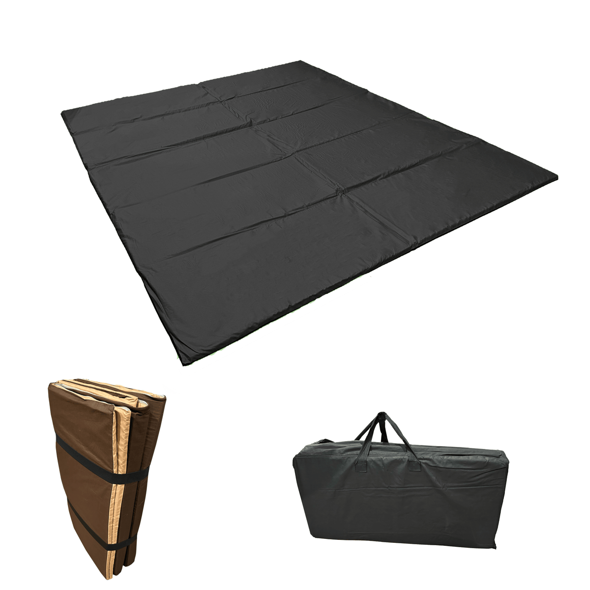 Tatami Tappetino artigianale per Operatori Yoga, Shiatsu, Reiki, e Thai massage - Futon Lavabile e Sfoderabile made in Italy