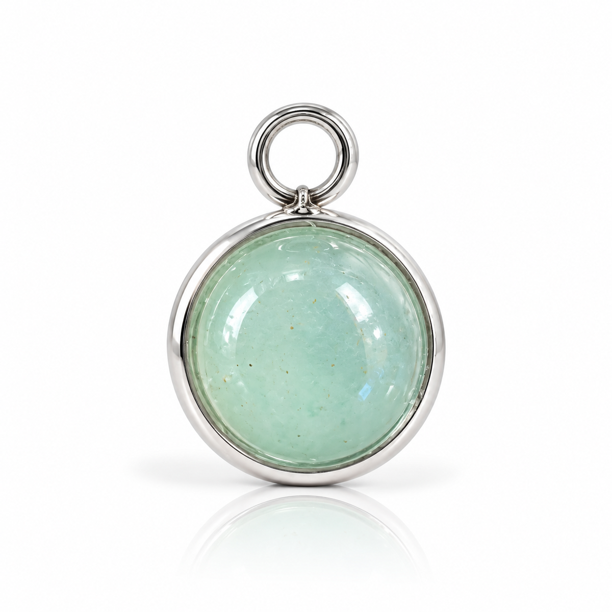 CIONDOLO ELEMENT IN AVVENTURINA VERDE - Fortuna, Prosperità e Armonia