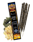 SAMSARA - Incenso Peruviano in Stick - FRANKINCENSE E MUSCHIO - Grani ed Erbe 100% Naturali