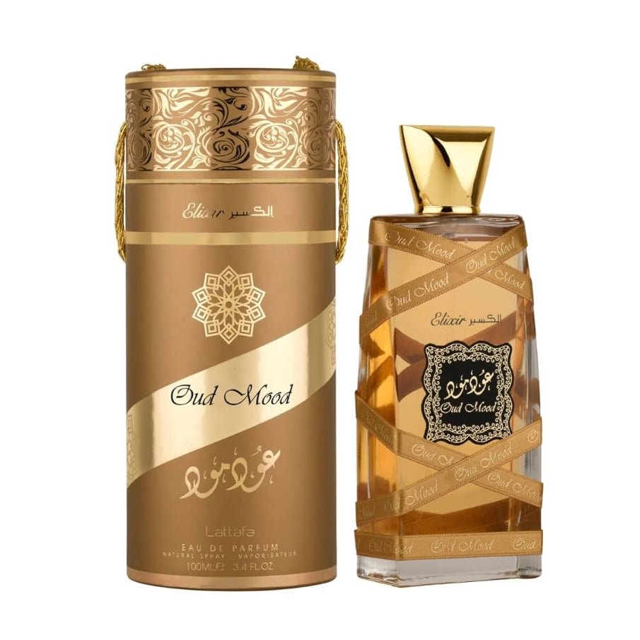 Lattafa OUD MOOD ELIXIR Profumo arabo - EDP spray - Clorophilla Shop