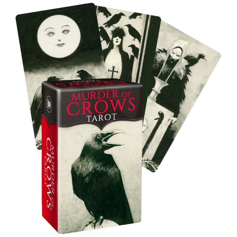 Lo Scarabeo "MINI MURDER OF CROWS TAROT" Tarocchi del corvo - 78 carte con istruzioni - Clorophilla Shop