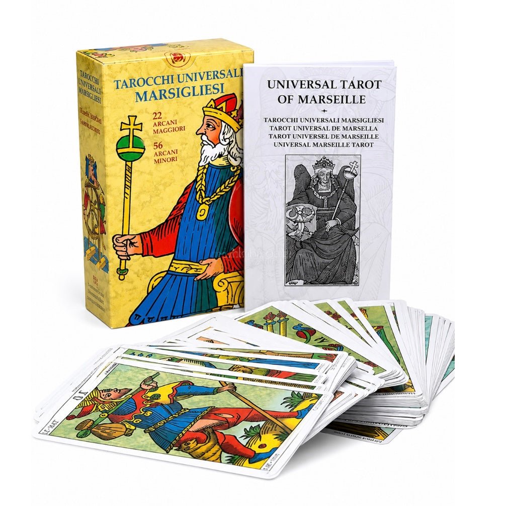 Lo Scarabeo "UNIVERSAL TAROT OF MARSEILLE" Tarocchi Universali Marsigliesi - 78 carte con istruzioni - Clorophilla Shop