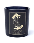 Love Spell Candela con pietre di Quarzo Rosa - Rosa e Peonia - Clorophilla Shop
