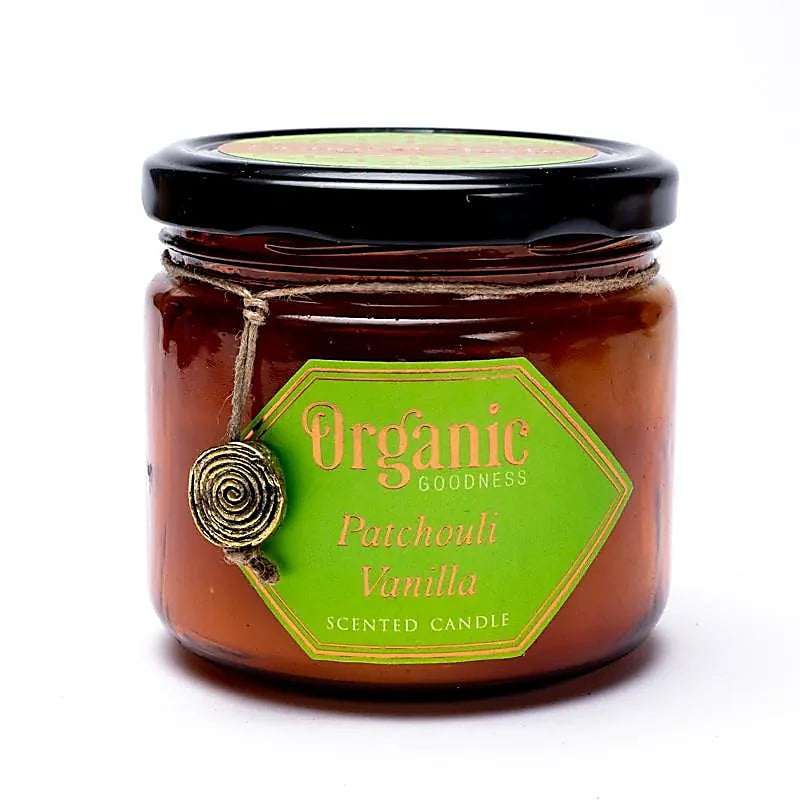 Organic Goodness Patchouli Vanilla - Candela Patchouli e Vaniglia - Made in India