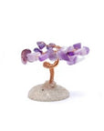 Albero decorativo in Pietra - Ametista, Corniola, Avventurina e Quarzo Rosa - clorophilla-shop