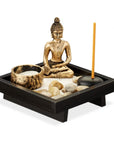 Giardino Giapponese Kare-San-Sui con piccolo Buddha - Giardino Zen relax