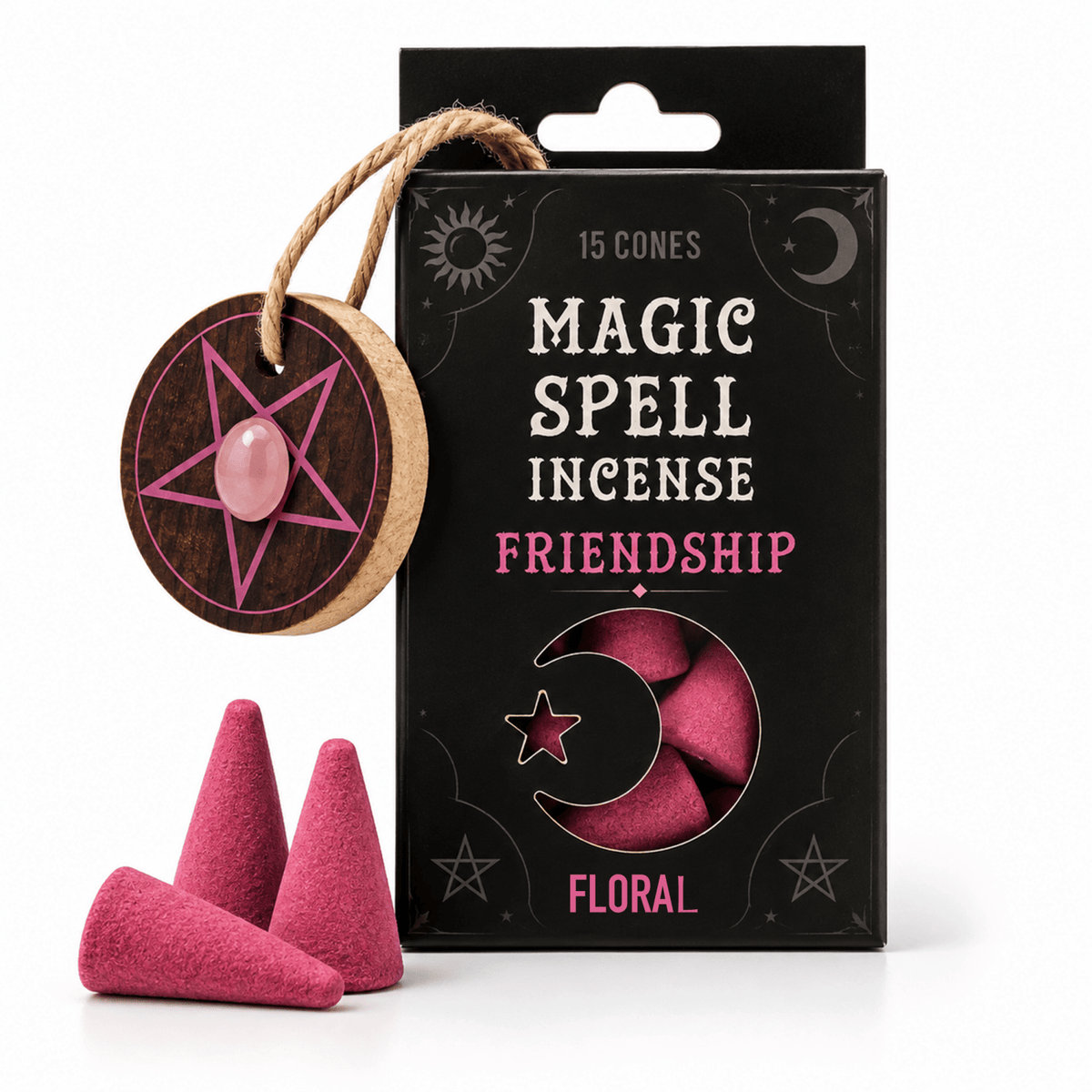 MAGIC SPELL CONI DI INCENSO CON BRUCIAINCENSO - Amicizia - Clorophilla Shop