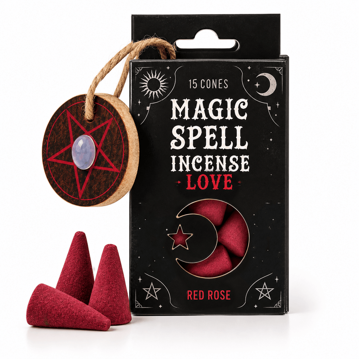 MAGIC SPELL CONI DI INCENSO CON BRUCIAINCENSO - Amore - Clorophilla Shop