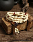 Mala Tibetana In Legno - Rosario CONTA MANTRA 108 grani - Clorophilla Shop