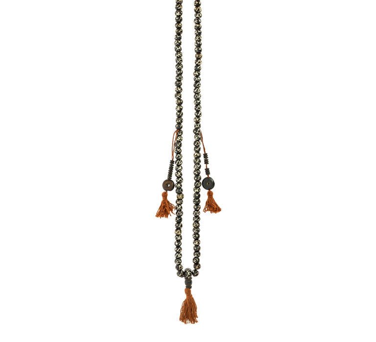 Mala Tibetana in Osso di Yak - Collana Rosario 108 Grani - Clorophilla Shop