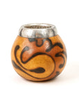 MATE CALABAZA DECORATA CON VIROLA - Clorophilla Shop