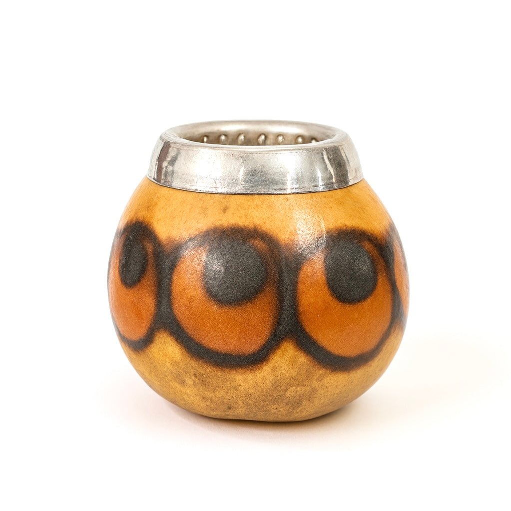 MATE CALABAZA DECORATA CON VIROLA - Clorophilla Shop