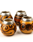 MATE CALABAZA DECORATA CON VIROLA - Clorophilla Shop