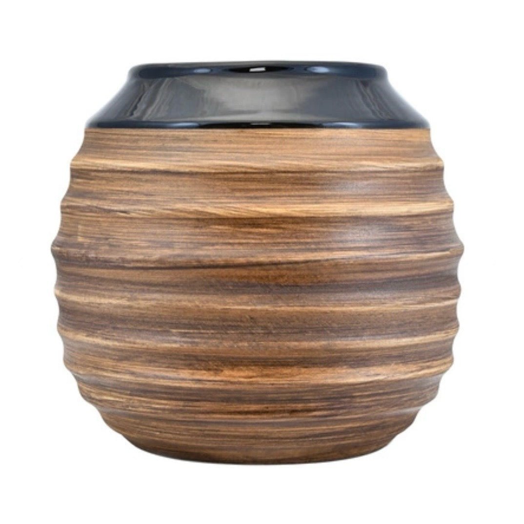 Mate Calabaza Honey in ceramica miele scuro - Coppa per Yerba Mate - Clorophilla Shop