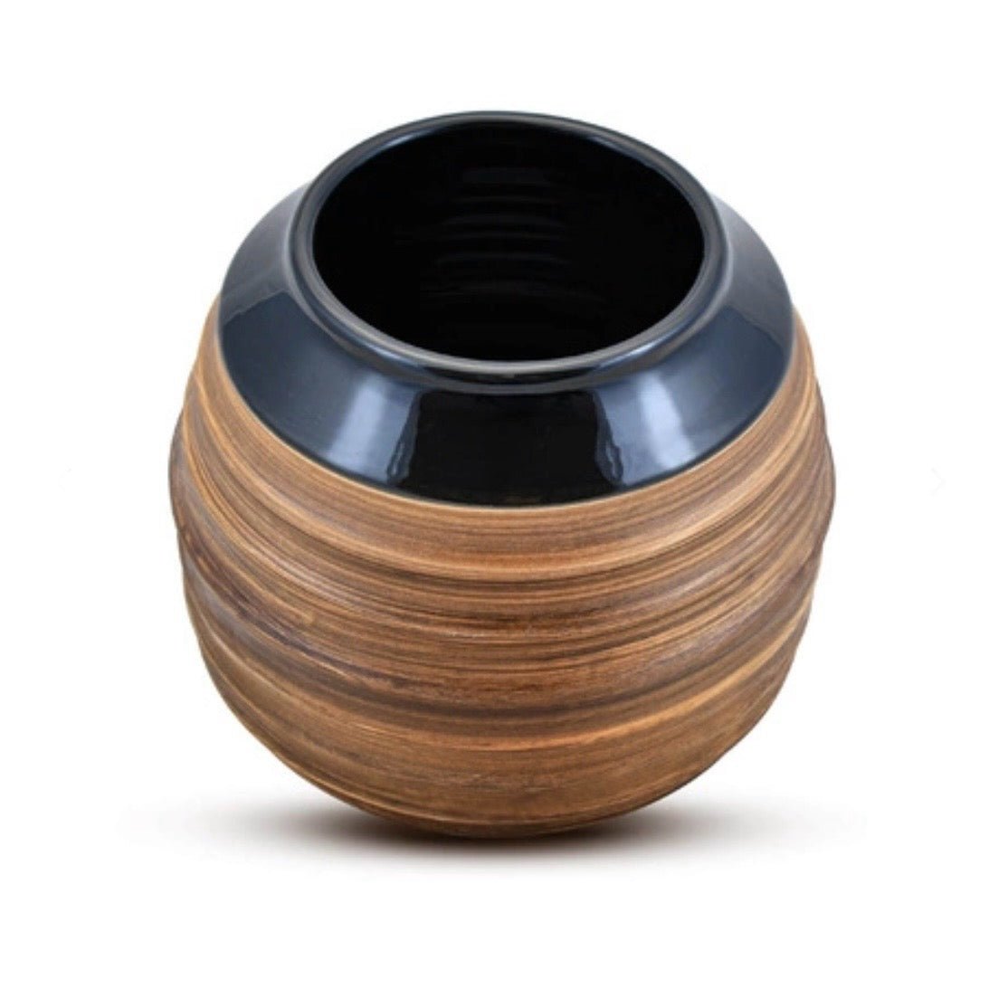 Mate Calabaza Honey in ceramica miele scuro - Coppa per Yerba Mate - Clorophilla Shop