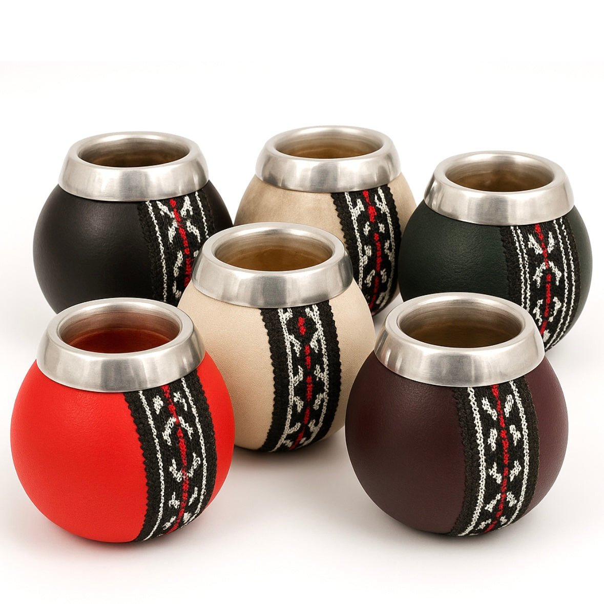 MATE CALABAZA RIVESTITA IN CUOIO - Clorophilla Shop