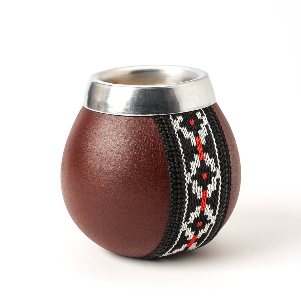 MATE CALABAZA RIVESTITA IN CUOIO - Clorophilla Shop