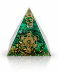 Piramide Orgonica con Malachite metatron – Generatore Energetico