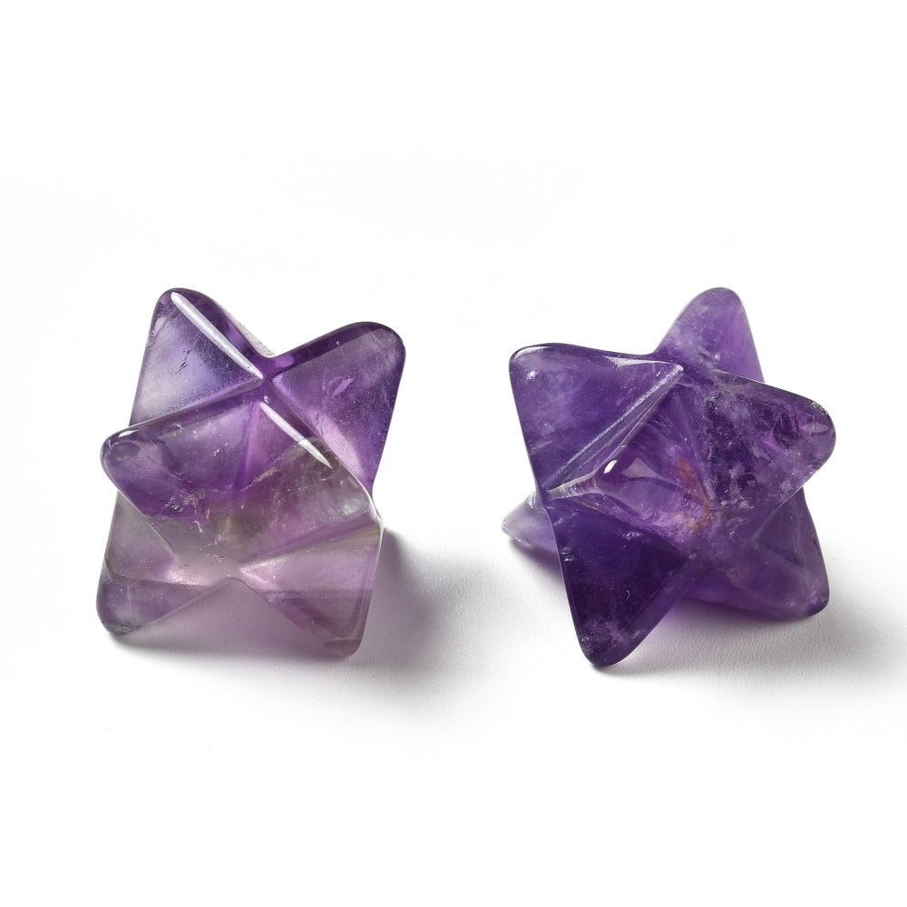 Merkaba in Ametista Naturale 15mm - Clorophilla Shop