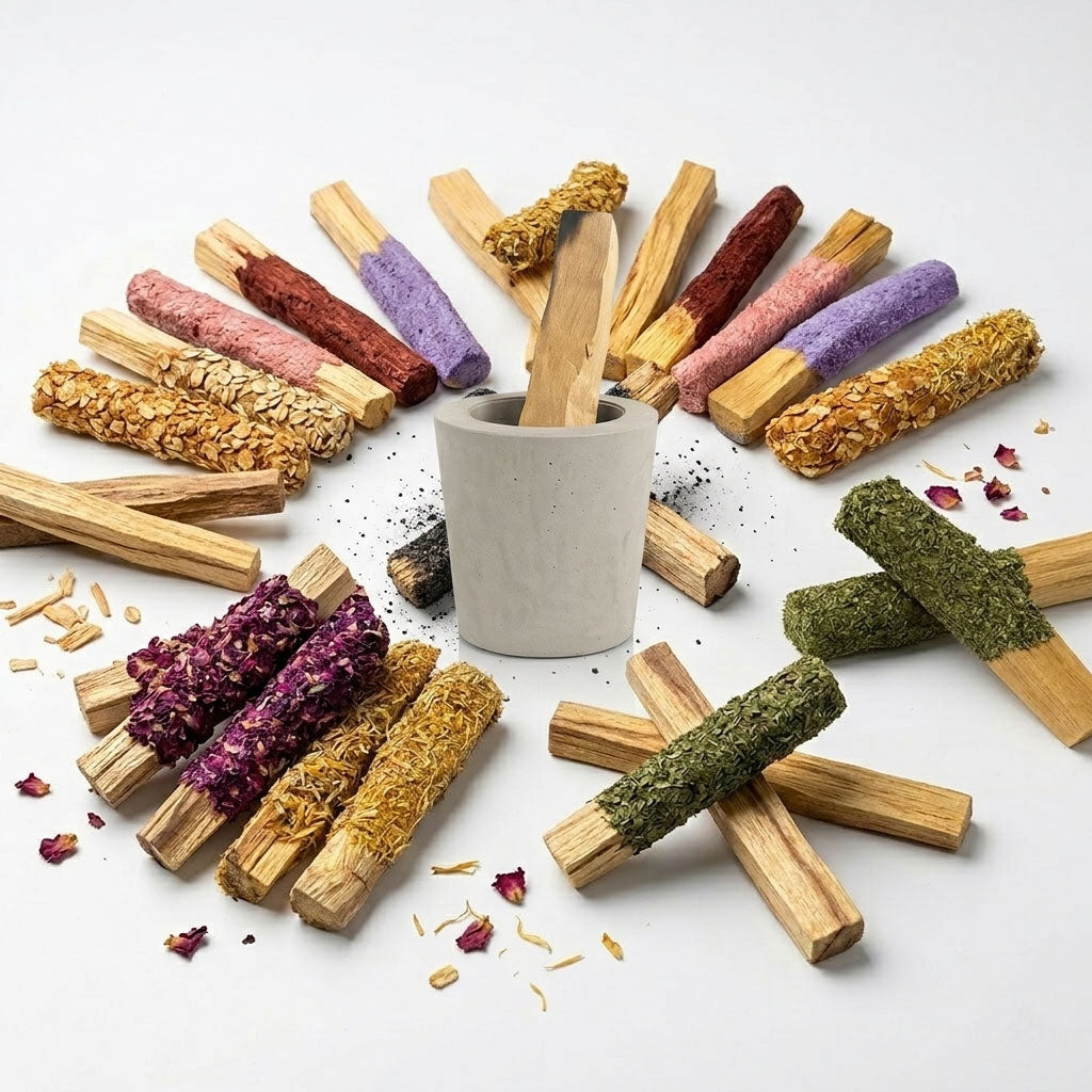 Magico Mix: 8 Bastoncini di Palo Santo "Ricoperti" Aromaterapici