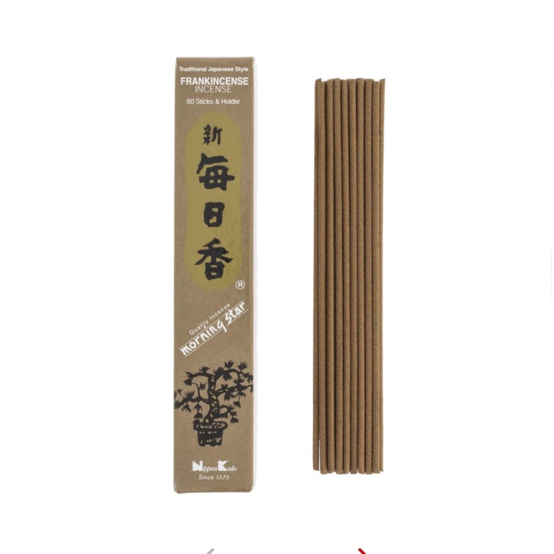 Morning Star Frankincense incenso giapponese in bastoncini - 50 stick - Clorophilla Shop