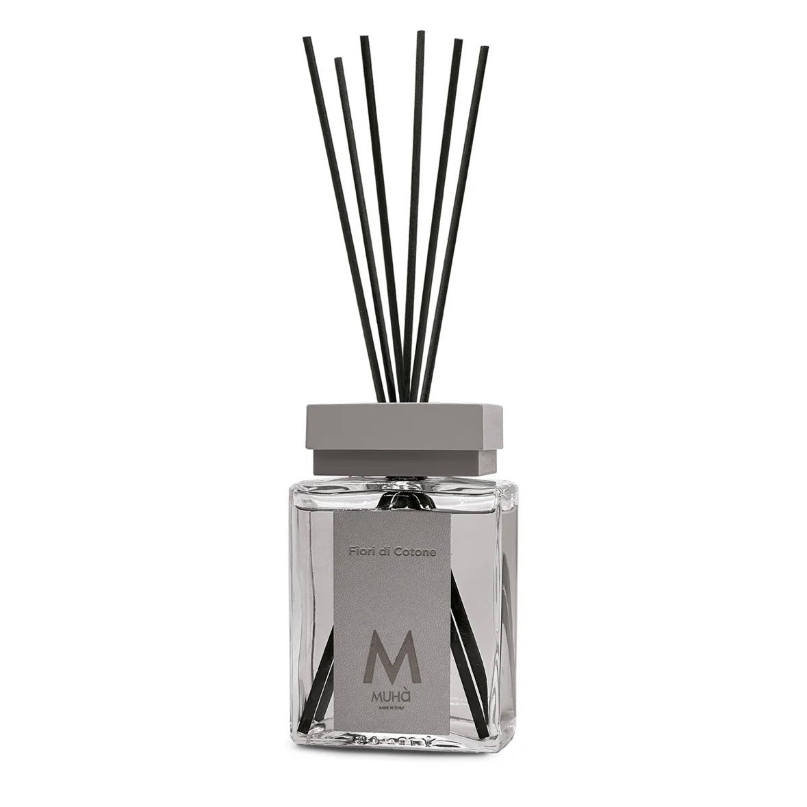 MUHÀ Diffuser Profumatore ambiente con bastoncini - Fiori di cotone - Clorophilla Shop