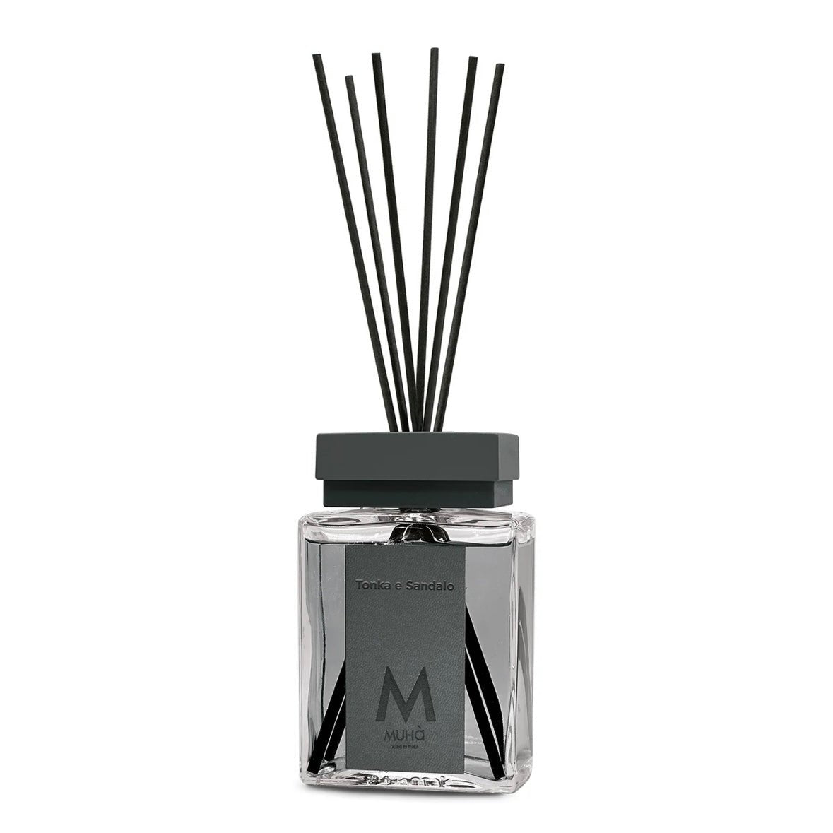 MUHÀ Diffuser Profumatore ambiente con bastoncini - Tonka e Sandalo - Clorophilla Shop