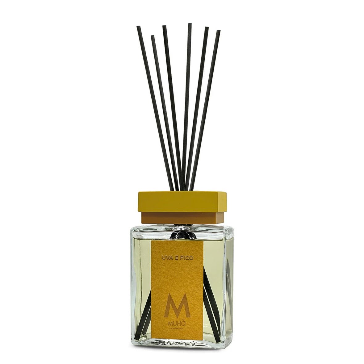 MUHÀ Diffuser Profumatore ambiente con bastoncini - Uva e Fico - Clorophilla Shop