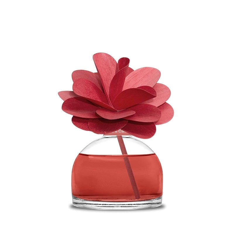 MUHÀ Flower Diffuser Profumatore d'ambiente con fiore - Arancio e Cannella - Clorophilla Shop