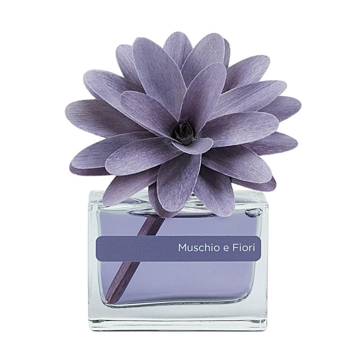 MUHÀ Flower Diffuser Profumatore d'ambiente con fiore - Muschio e Fiori - Clorophilla Shop