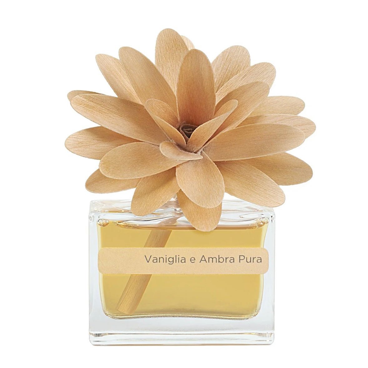 MUHÀ Flower Diffuser Profumatore d'ambiente con fiore - Vaniglia e Ambra pura - Clorophilla Shop