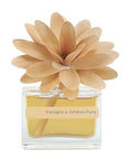 MUHÀ Flower Diffuser Profumatore d'ambiente con fiore - Vaniglia e Ambra pura - Clorophilla Shop
