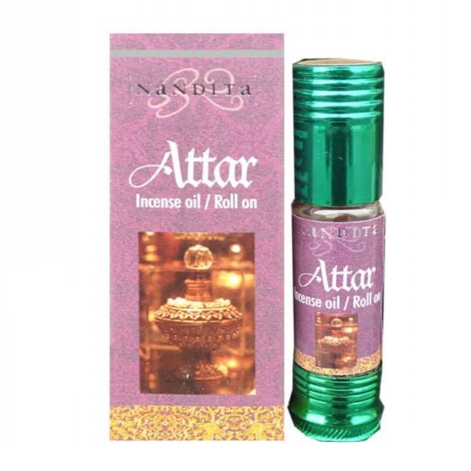Nandita Attar Profumo incenso in Olio roll-on - Fragranza Attar - Clorophilla Shop