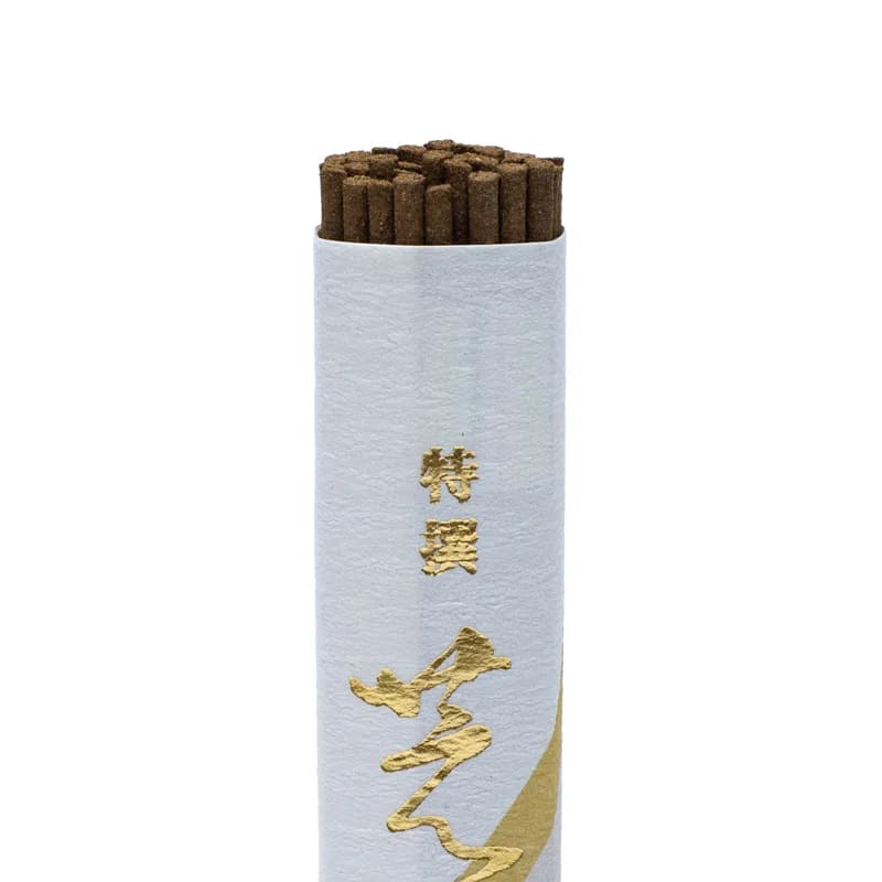 Nippon Kodo "Tokusen Shibayama" Incenso Giapponese in Bastoncini Legno d'Agar con Cannella del Vietnam e Tuberosa del Sichuan - 50 Stick - Clorophilla Shop