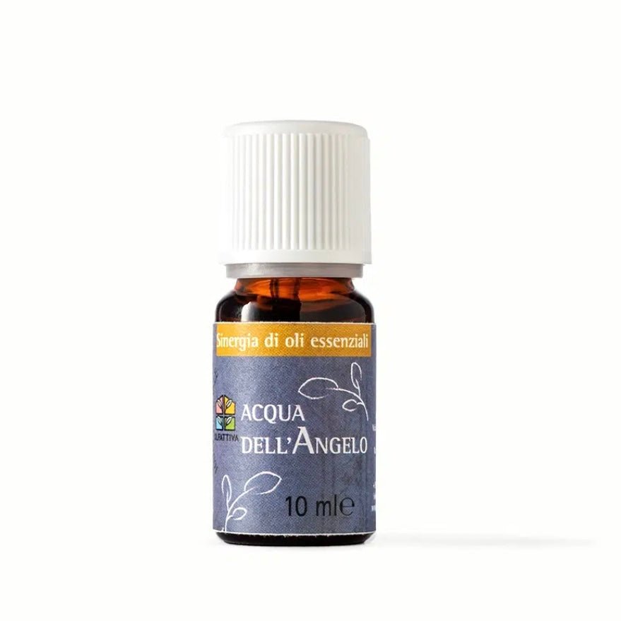 OLFATTIVA OLIO ESSENZIALE ACQUA DELL'ANGELO - Litsea, Limone, Bergamotto, Mandarino, Eucalipto, Incenso e Mirto - Clorophilla Shop