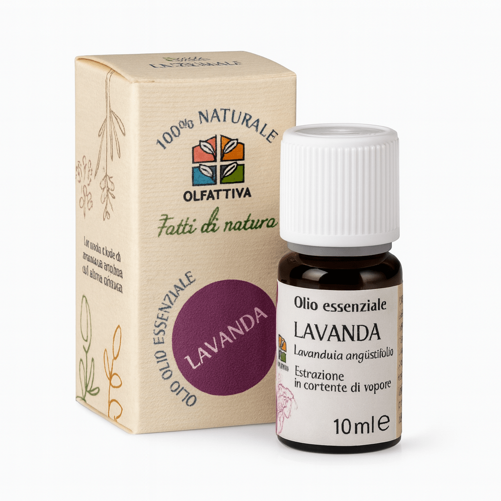 OLFATTIVA OLIO ESSENZIALE LAVANDA - Calmante e riequilibrante - Clorophilla Shop