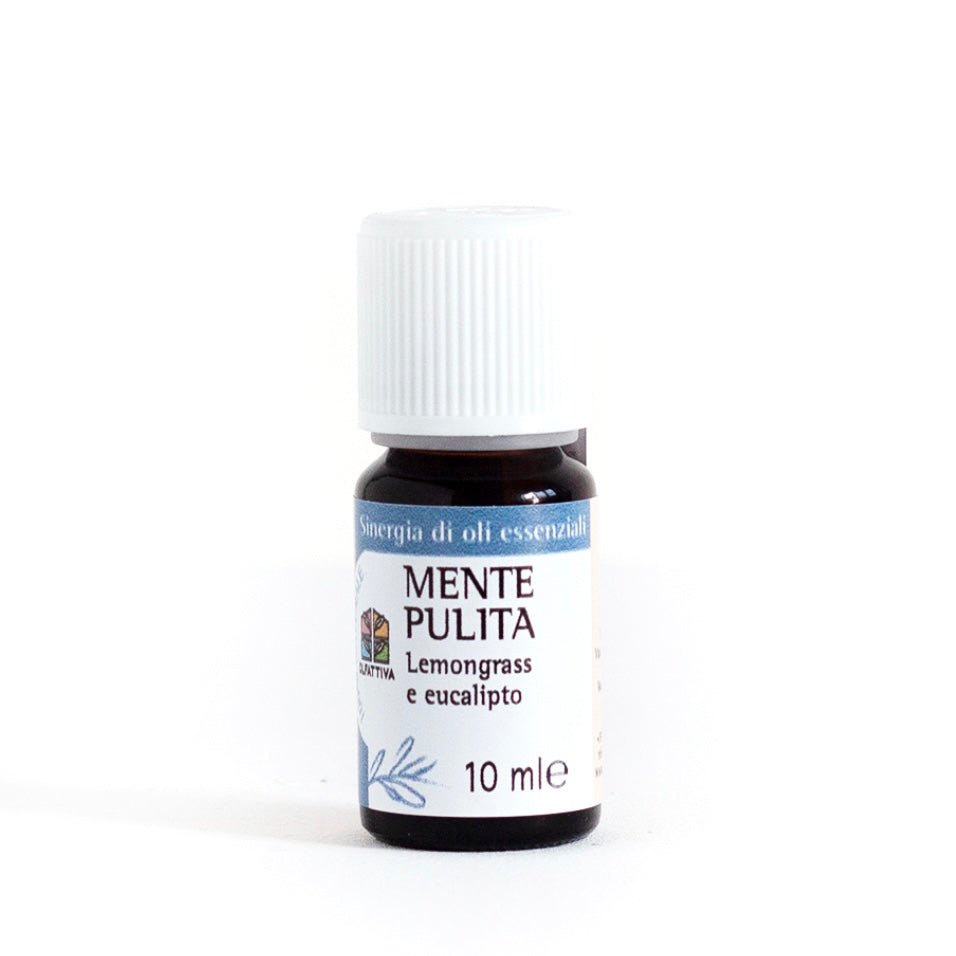OLFATTIVA OLIO ESSENZIALE MENTE PULITA - Lemongrass ed Eucalipto - Clorophilla Shop