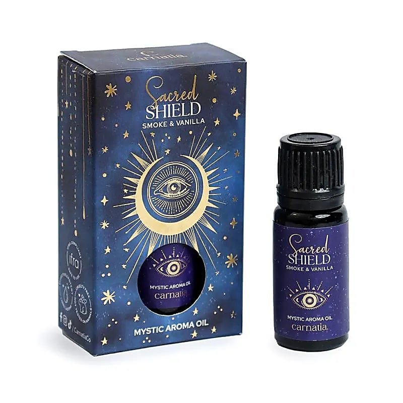 OLIO ESSENZIALE SCUDO SACRO - Note affumicate e vaniglia - Clorophilla Shop