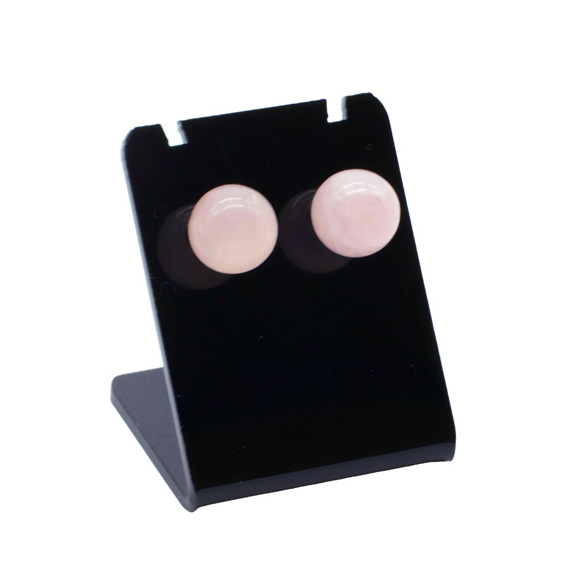 ORECCHINI IN QUARZO ROSA - Amore e armonia - Clorophilla Shop